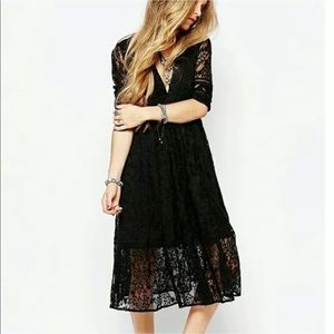 Free People Crochet Dress